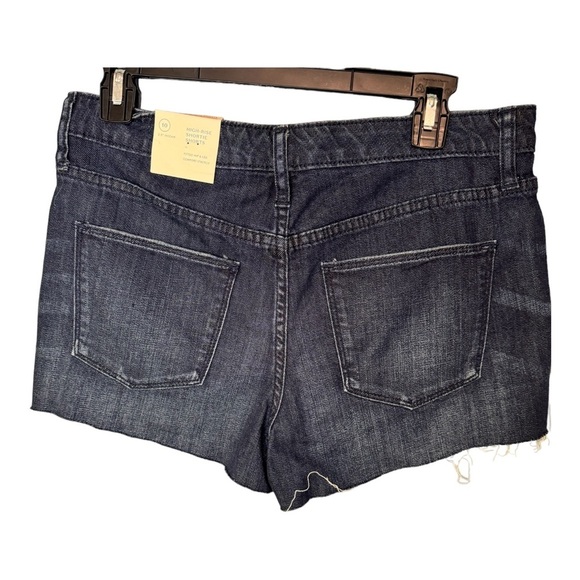 🔹5/$25🔹 Universal Thread NWT Dark Wash High Rise Shortie Jean Shorts. 2.5”. 10 - Picture 5 of 11